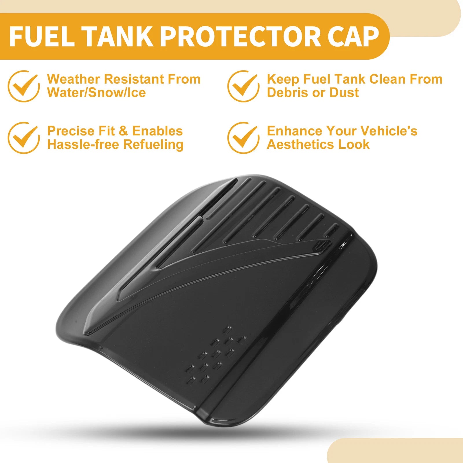 Fuel Tank Door Cap for Toyota Camry (2024–2025) Black