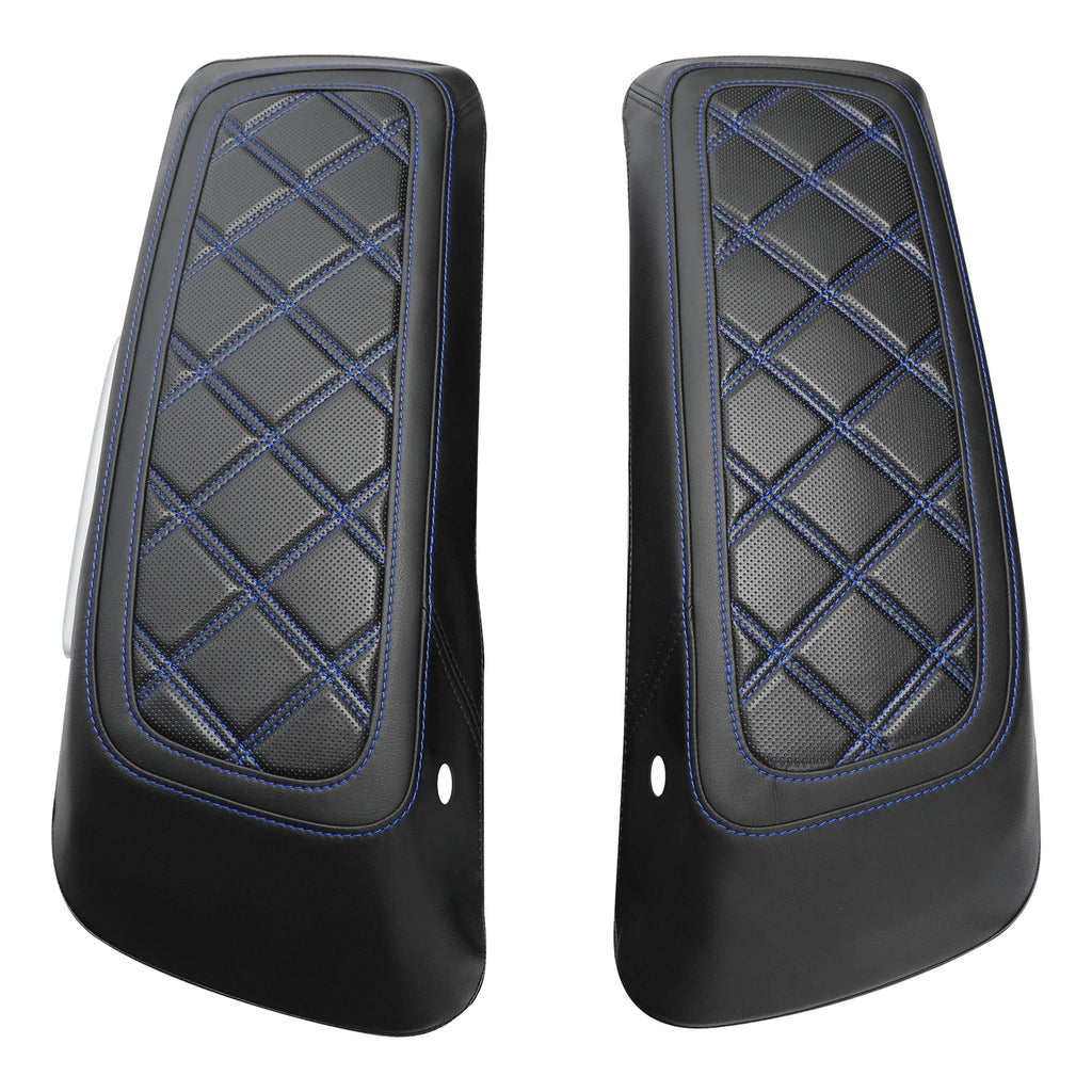 Black Hard Saddlebags Lids Covers for Harley Touring Electra Glide (2014–2023)