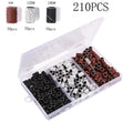 Pack of 75 Nail Sanding Ring Bands for Salon and Home Use