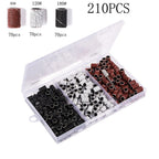 Pack of 75 Nail Sanding Ring Bands for Salon and Home Use