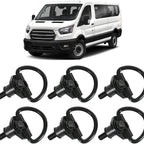 6 x Steel Cargo Hooks for 15-23 Ford Transit 150 250 350 (2015-2023)