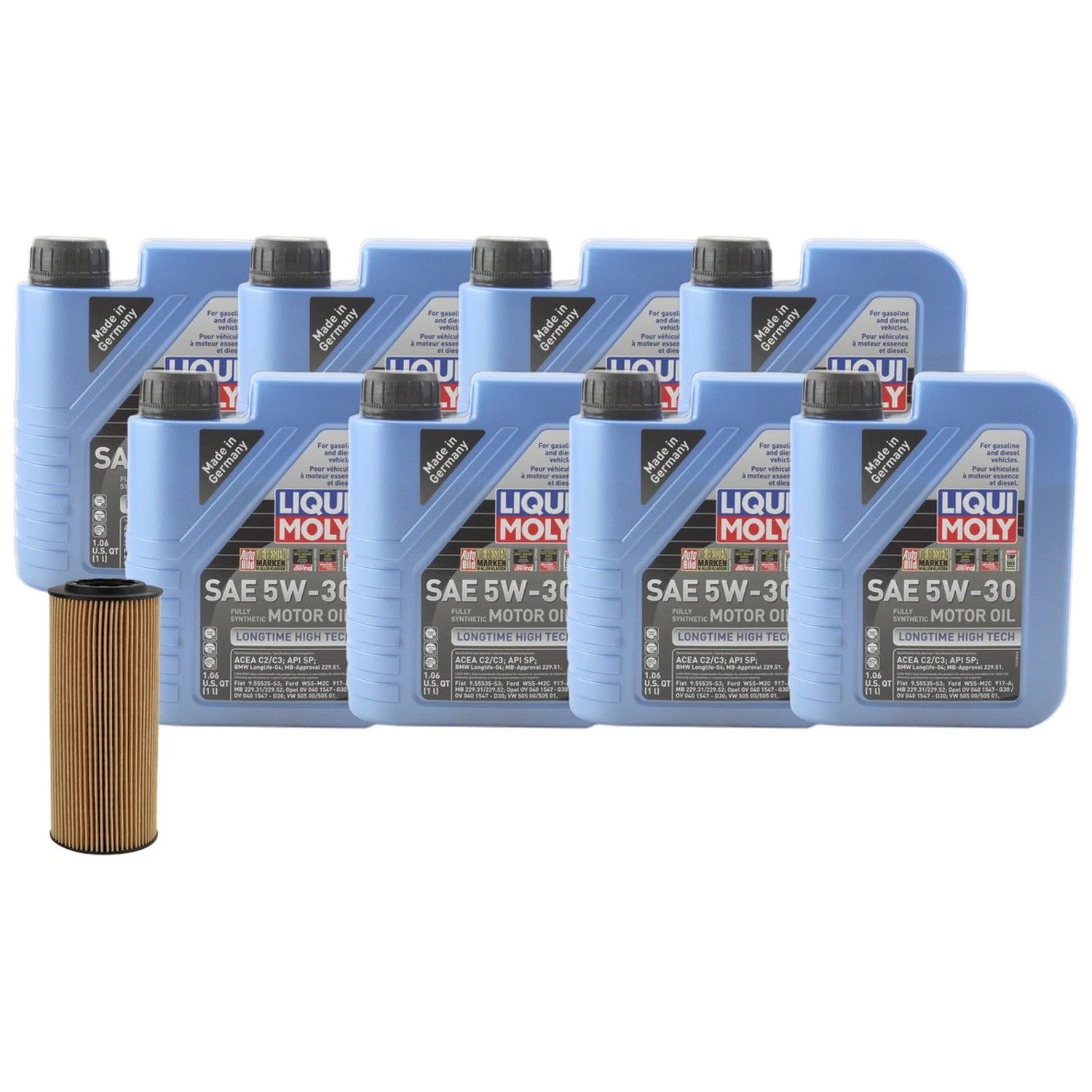Liqui Moly Longtime High Tech 5W30 Engine Oil Change Kit for BMW E70 X5 (2007–2013)