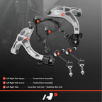 6X Front Control Arm with Ball Joint Sway Bar for Ford Crown Victoria (1992–2011)