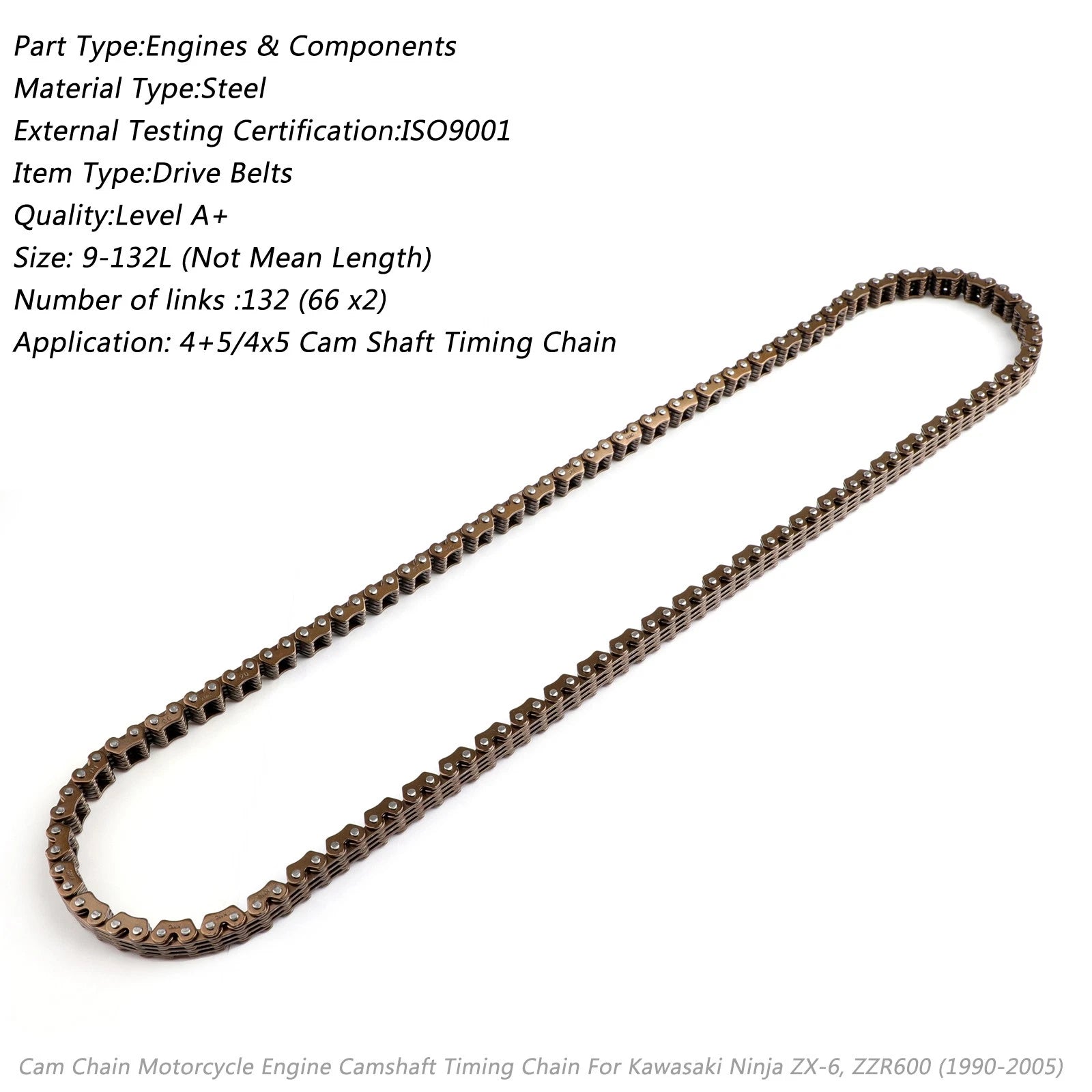 Timing Chain for Kawasaki ZZR600 ZZR400 ZZR500 (1990–2006) 92057-1297