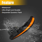 2X Mirror Turn Signal Light for Toyota (81740-58010, 81730-58010) Amber