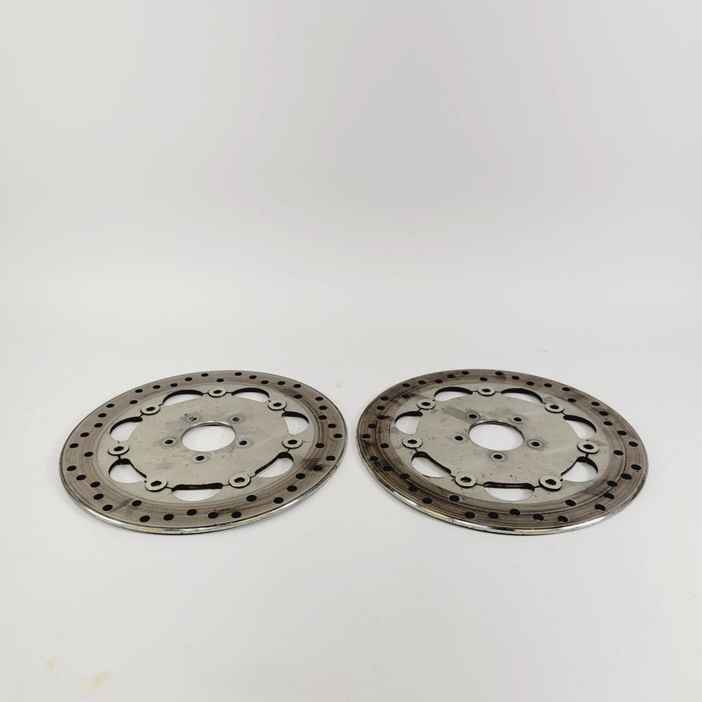 Set of 2 Front Brake Floating Rotors for Harley Touring Dyna (2008–2023)