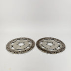 Set of 2 Front Brake Floating Rotors for Harley Touring Dyna (2008–2023)