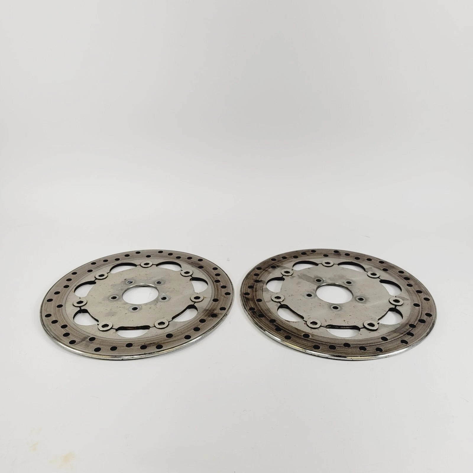 Set of 2 Front Brake Floating Rotors for Harley Touring Dyna (2008–2023)