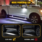 2X 70" LED Running Step Board Side Lights for Dodge RAM 1500 2500 3500 (2019–2023)