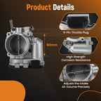 Throttle Body Assembly for Kia Forte, Forte Koup, Forte5 2.0 2.4L (2010–2013)