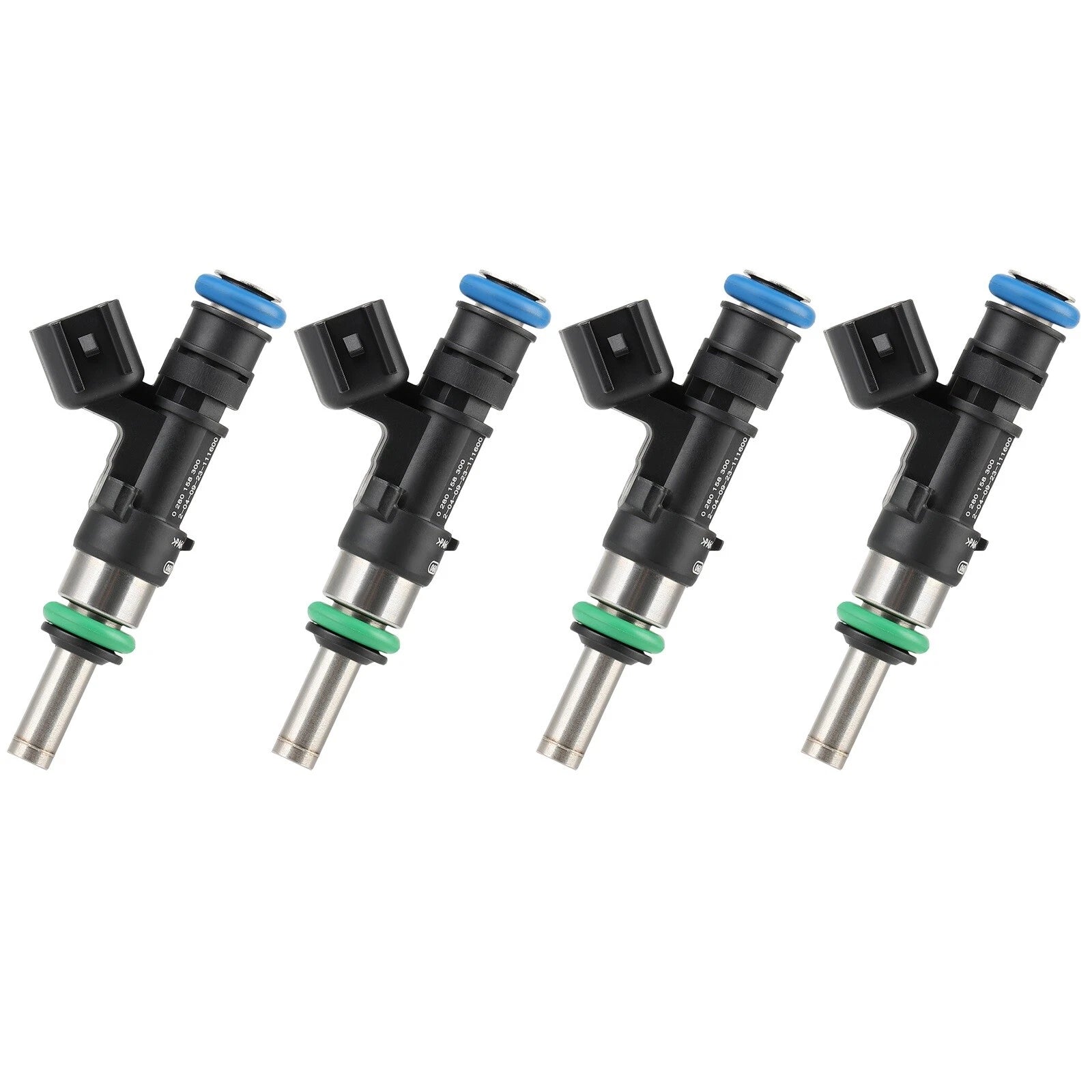 Set of 4 Fuel Injectors for Dodge Dart, Fiat 500 (2012–2016)