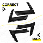 Pair Fog Light Bezel Covers for Honda CR-V (2023–2025) OE 71191-3A0-A00