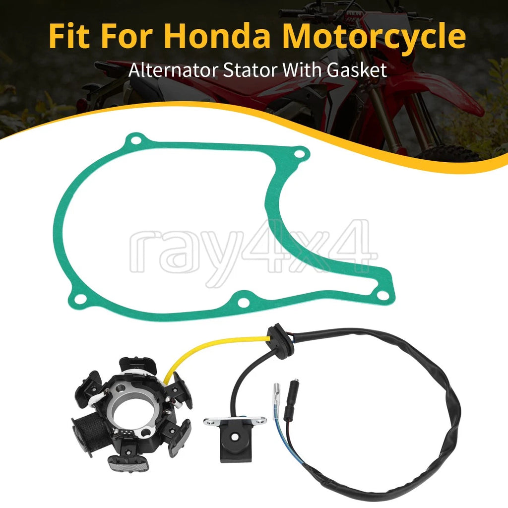 Stator Generator & Gasket for Honda XR80R CRF80F (1992–2013) 31120-GN1-691
