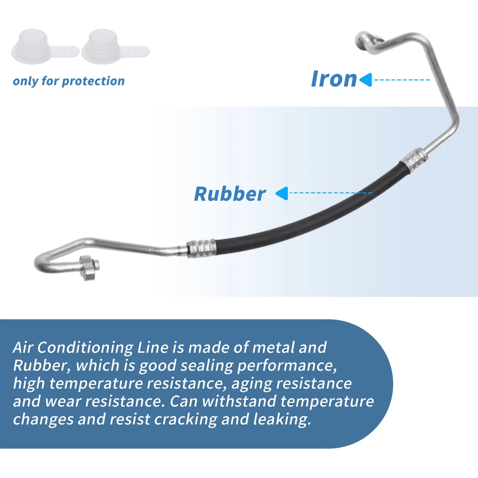 A/C Refrigerant Liquid Hose for Hyundai Accent (2006–2011) No. 977621D210