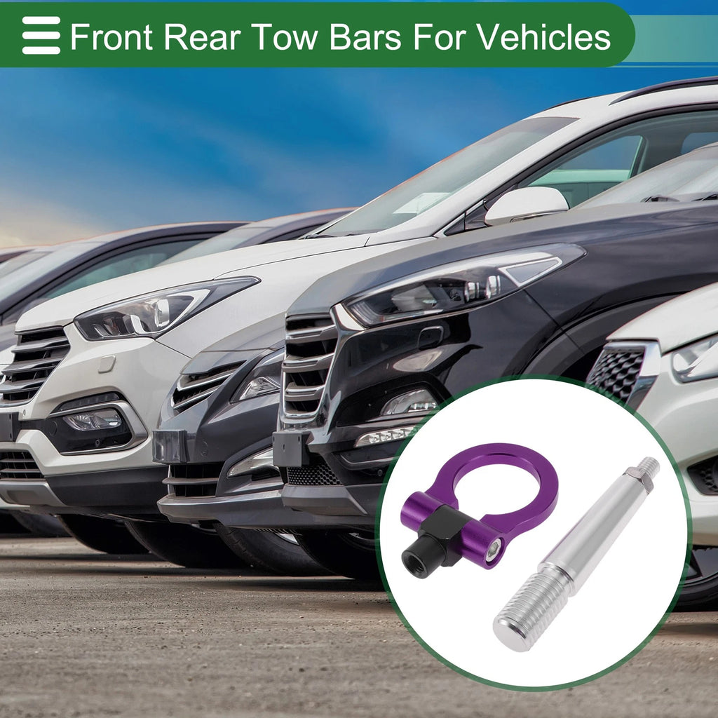 Tow Hook for Mitsubishi Lancer EX (2007–2012) 23.6mm Aluminum Alloy Purple