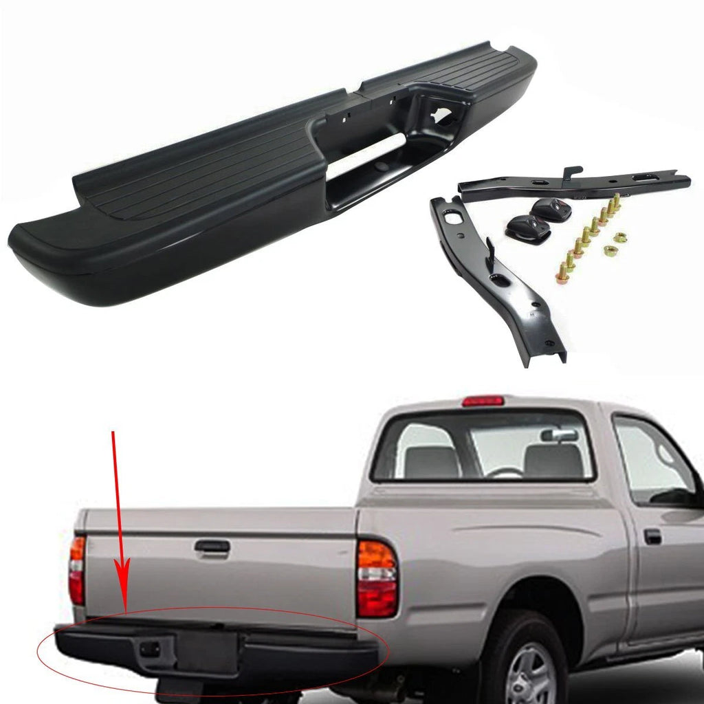 Complete Rear Steel Bumper Assembly for Toyota Tacoma (1995–2004)