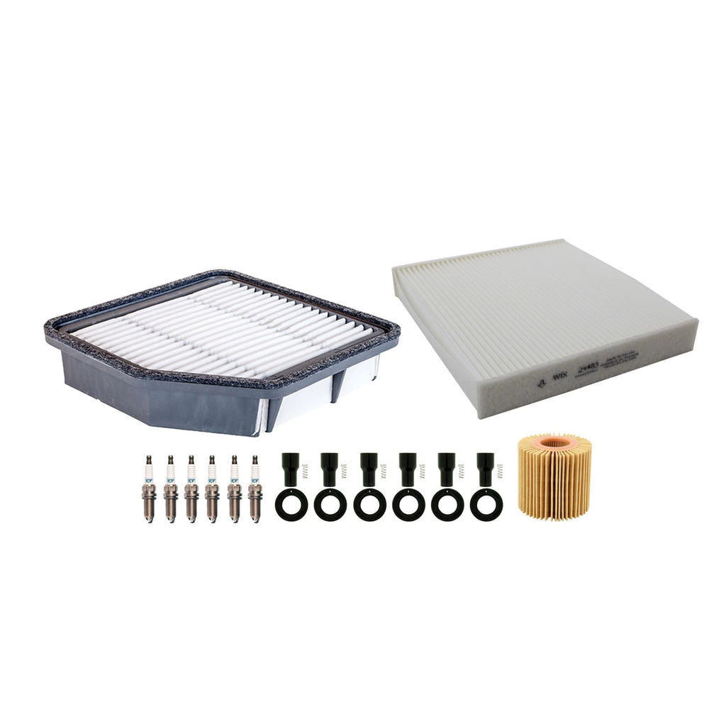 Tune Up Kit with 6 NGK Spark Plugs & 6 Boot Kit for Lexus IS250 (2007)