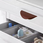 Self-adhesive Plastic Handle for Cabinet Wardrobe Sliding Door (Black)