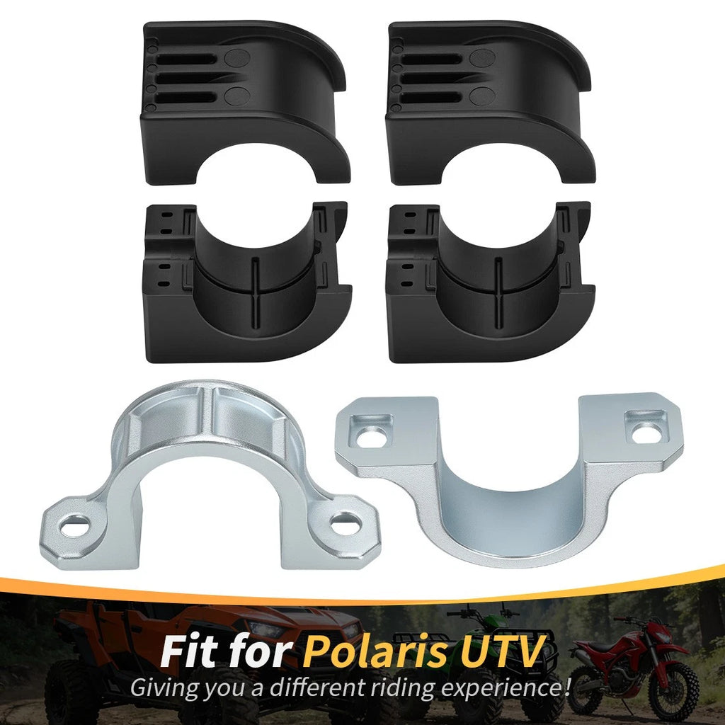 Rear Sway Bar Bushing & Cap Bracket for Polaris RZR 570 S XP 4 1000 Turbo (2015–2021)