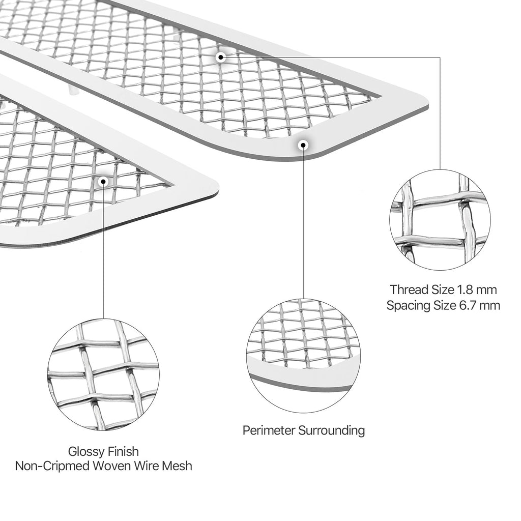 Stainless Chrome Mesh Grille Insert for Chevy Suburban/Tahoe (2000-2006)