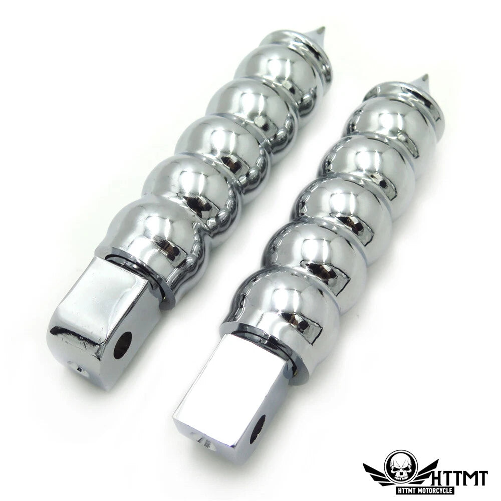 Chrome Calabash Footpegs for Yamaha Road Star Warrior (2002–2009)