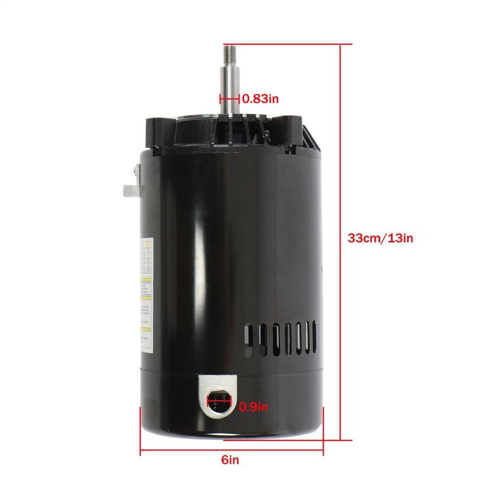C-Face Pool Motor for Most Pool Pumps (Round Flange)