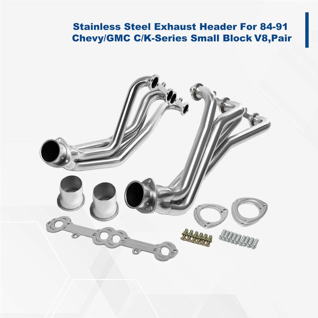 Stainless Steel Exhaust Header for Chevy Corvette C2/C3 (1963–1982)