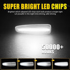 Clear Sequential White LED Side Marker Lights for Mitsubishi Lancer Evo X (2008–2015)