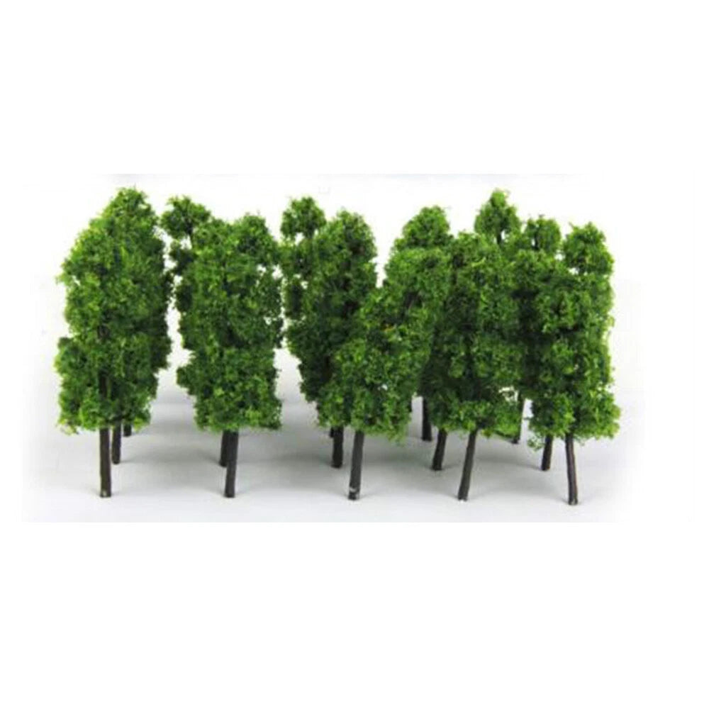 20Pcs 3.14" Model Tree Diorama for Train Railroad Layout Scale DIY