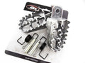 Yamaha WR200 1992-1996 Silver Foot Pegs Set (Left & Right)