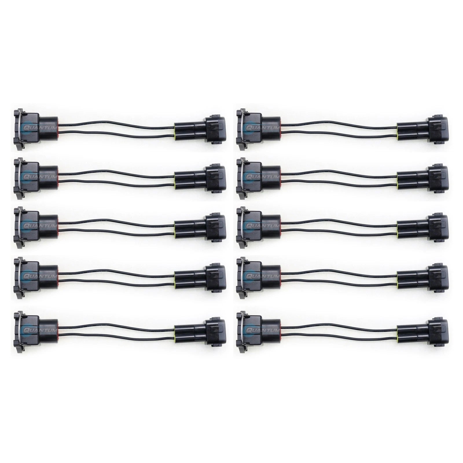 Set of 10 Injector PnP Adapters EV1 Bosch/Jetronic to OBD2 Wired