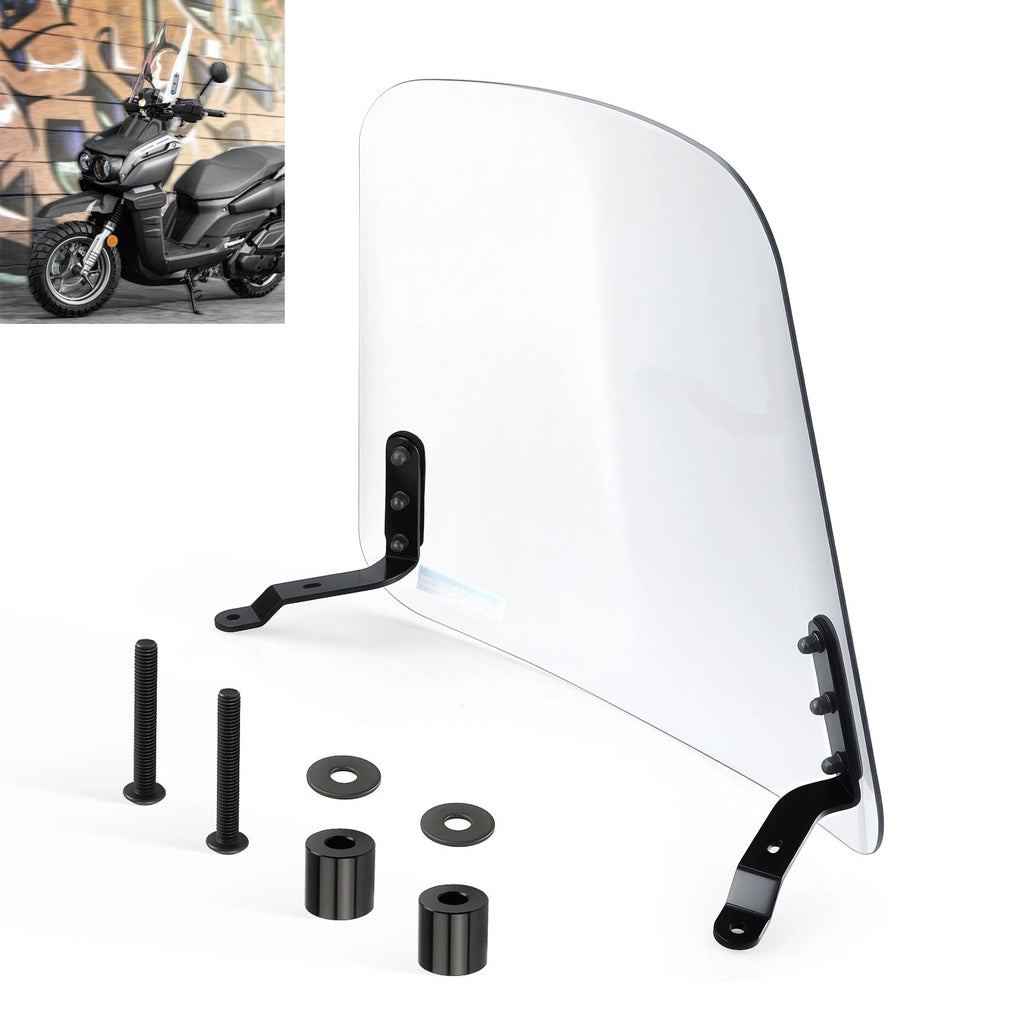 Scooter Windshield Windscreen for Yamaha Zuma 125 (2009–2021)