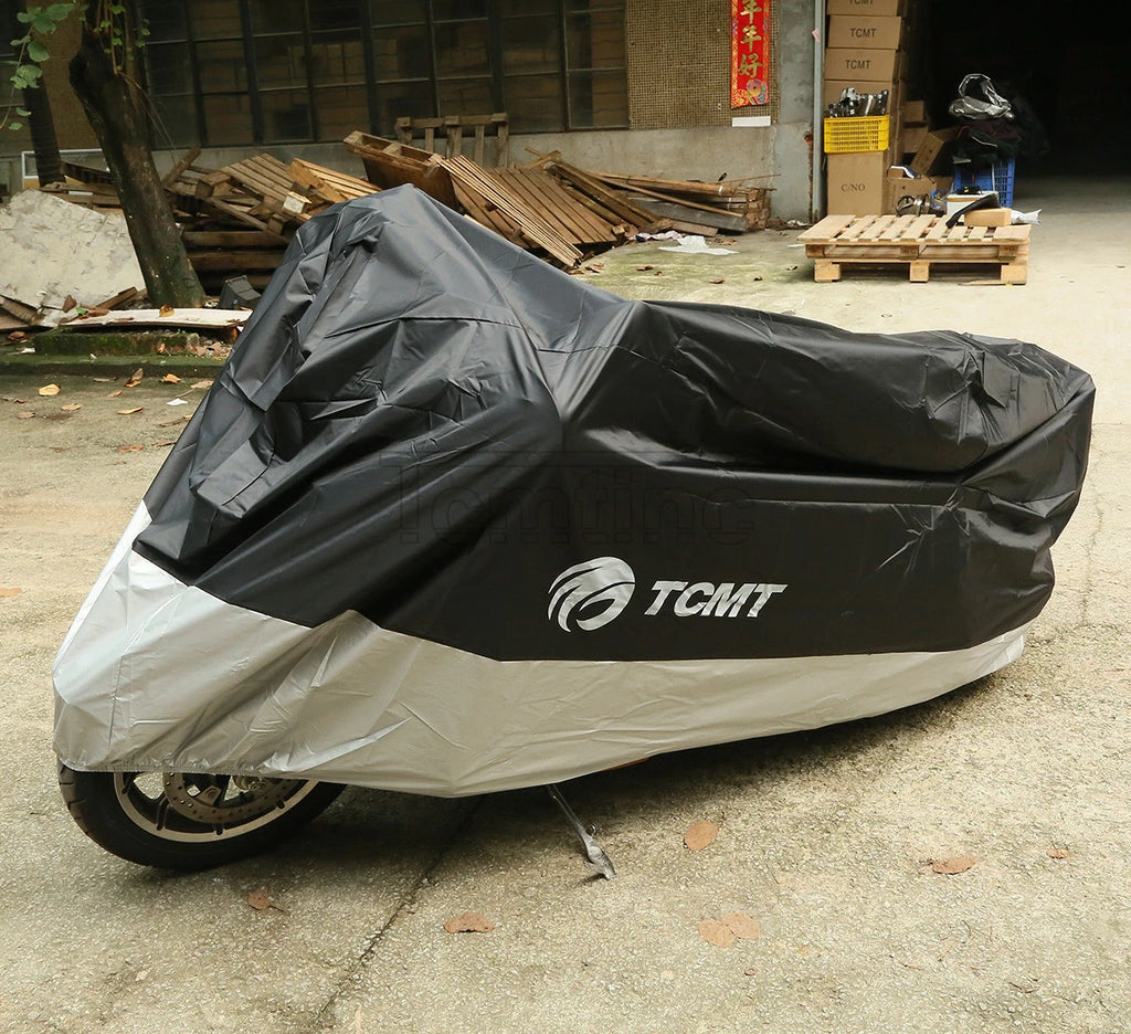 XXXL UV Waterproof Motorcycle Cover for Harley Honda Yamaha (265x105x125cm)