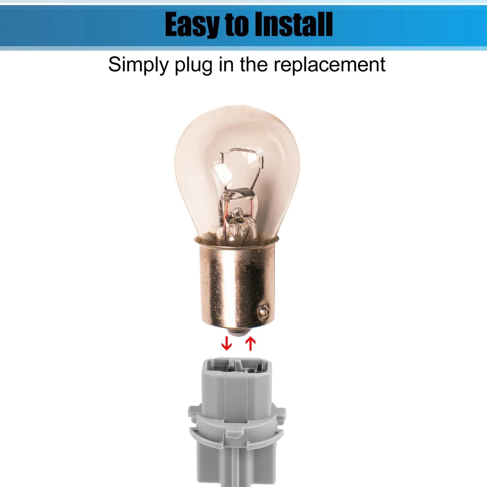 2X Turn Signal Light Bulb Socket Tail Lamp Base G14S-51-3E7 for Mazda 3 CX-5 (2010–2013)