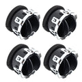 Set of 4 Dash Air Vents Black Chrome for Ford F-250 F-350 Super Duty (2008–2016)