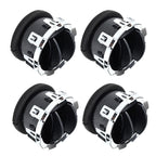Set of 4 Dash Air Vents Black Chrome for Ford F-250 F-350 Super Duty (2008–2016)