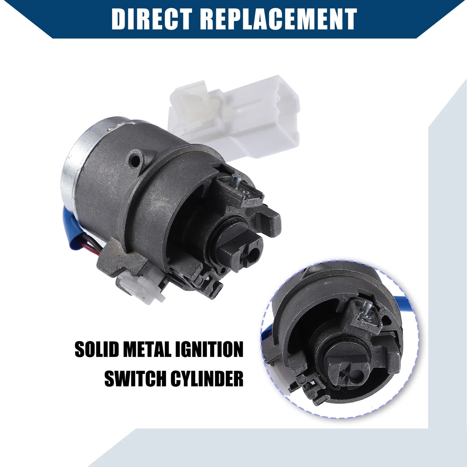 Ignition Switch Lock Cylinder w/ Key No.819201EA00 for Hyundai Accent (2006–2011)