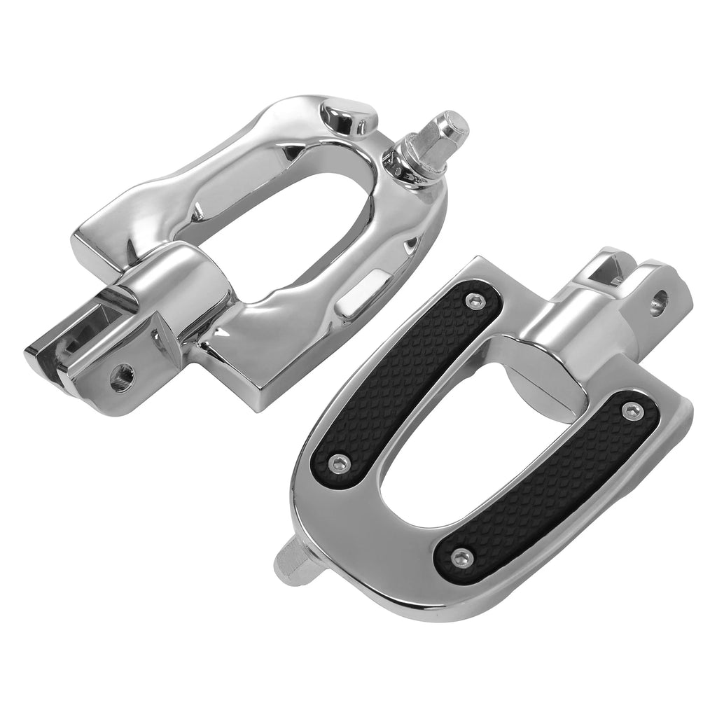 Chrome Driver Foot Peg Footrest for Harley Softail Fat Boy Low Rider (2018–2025)