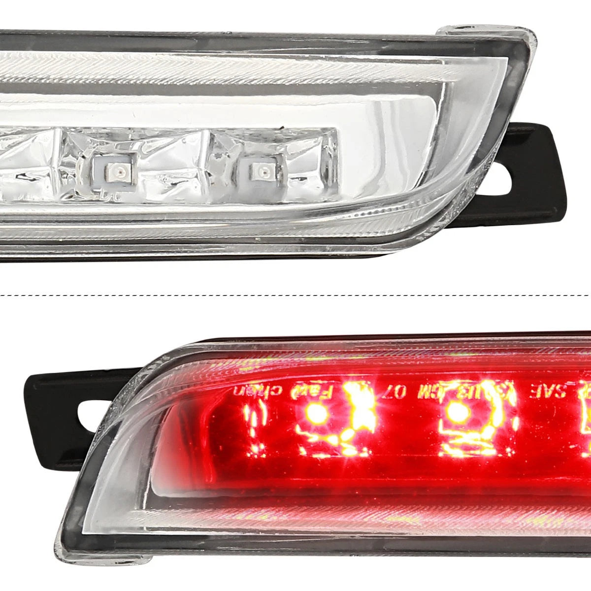 Full LED Third Tail Brake Light for Chevy Equinox (2007–2009) Chrome