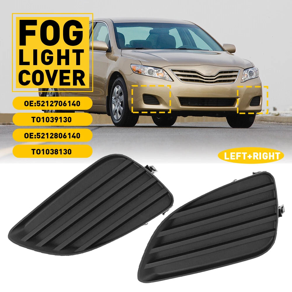 2X Fog Light Covers for Toyota Camry (2010–2011)