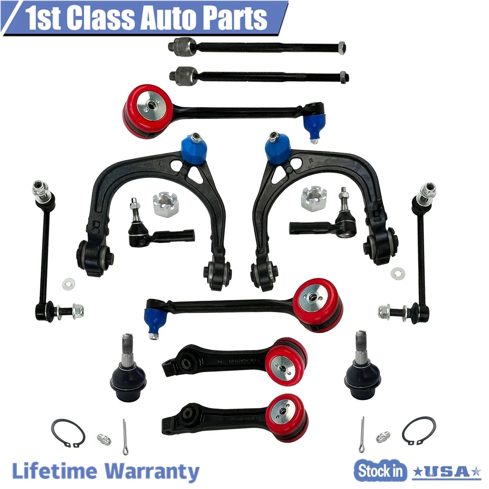 14x Suspension Control Arm Kit for Dodge Charger Challenger (2005–2010)