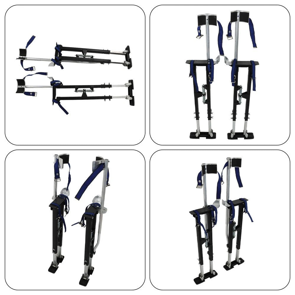 Adjustable Aluminum Alloy Drywall Stilts for Painting (36" - 48")