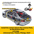 Backup Camera for Car (170° HD, Waterproof)