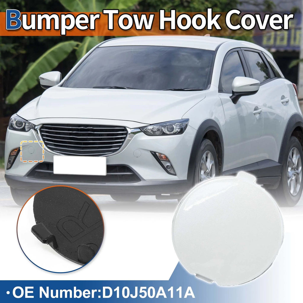 Tow Hook Cover for Mazda CX-3 (2016–2021) No.D10J50A11A Snowflake White