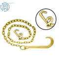 Set of 2 Large G70 V-Chain J Hooks for Truck Rollback Wrecker Flatbed
