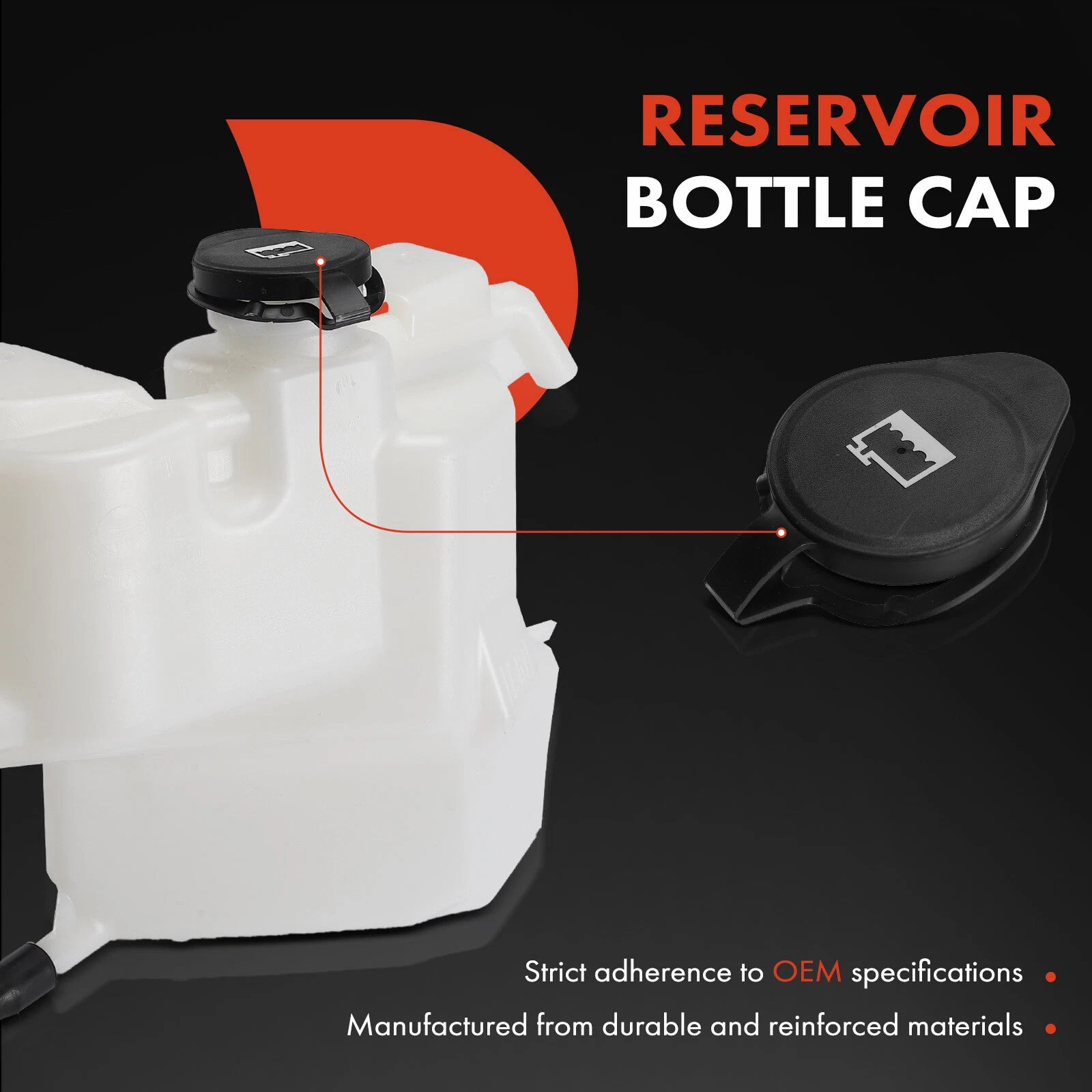 Engine Coolant Reservoir Expansion Tank for Chevrolet Traverse (2009–2023)
