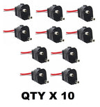 2 Prong Pigtail Plug Harness for Truck Side Marker Trailer Light (10 Pack)