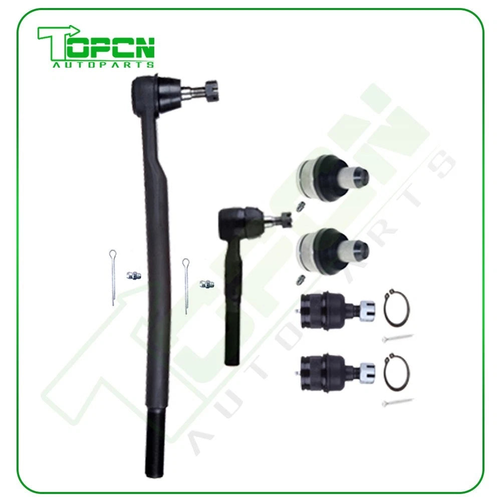 Set of 6 Tie Rod End Ball Joints for Ford Excursion (2000–2005)