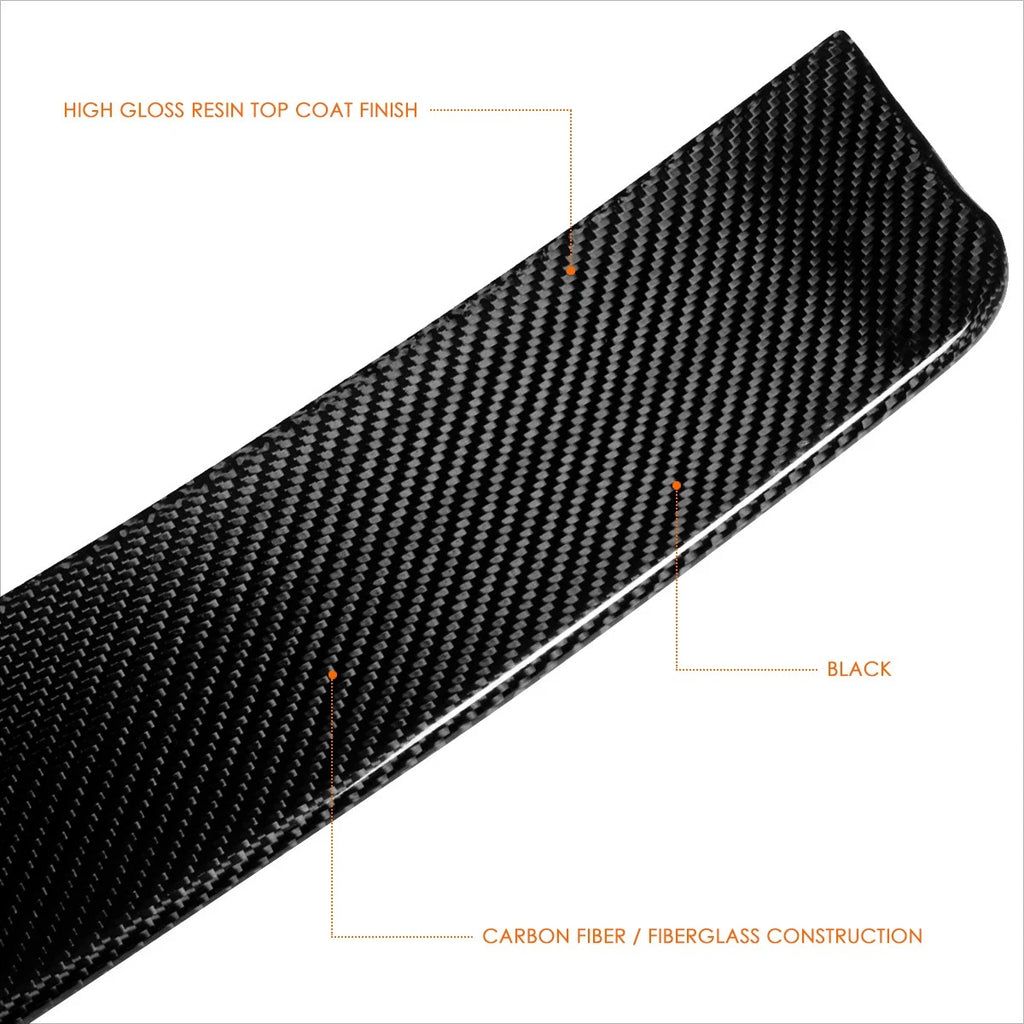Real Carbon Fiber Duck Bill Rear Trunk Spoiler for Sonata (2020–2022)