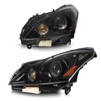HID Headlight Pair for Infiniti G37 G25 Sedan (2010–2013) Black w/o AFS